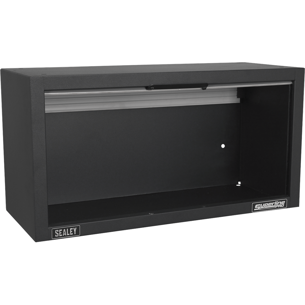 Sealey Superline Pro Modular Tambour Front Wall Cabinet MSS System Black / Grey