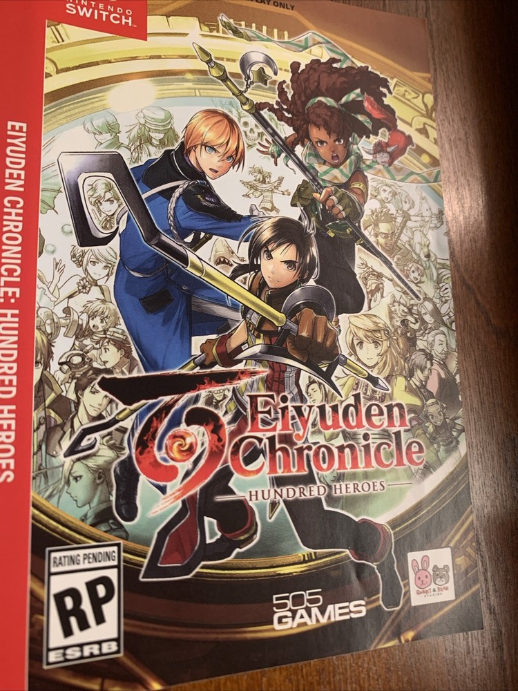 Eiyuden Chronicle: Hundred Heroes - Nintendo Switch - Authentic - Display Only