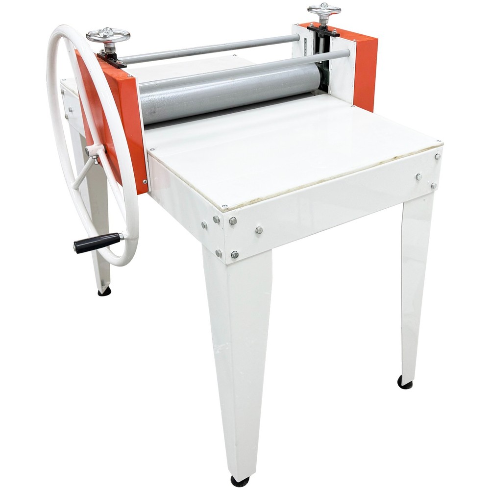 Double Axis Clay Plate Machine Hand Press Slab Roller Mud Plate Machine w/Scale