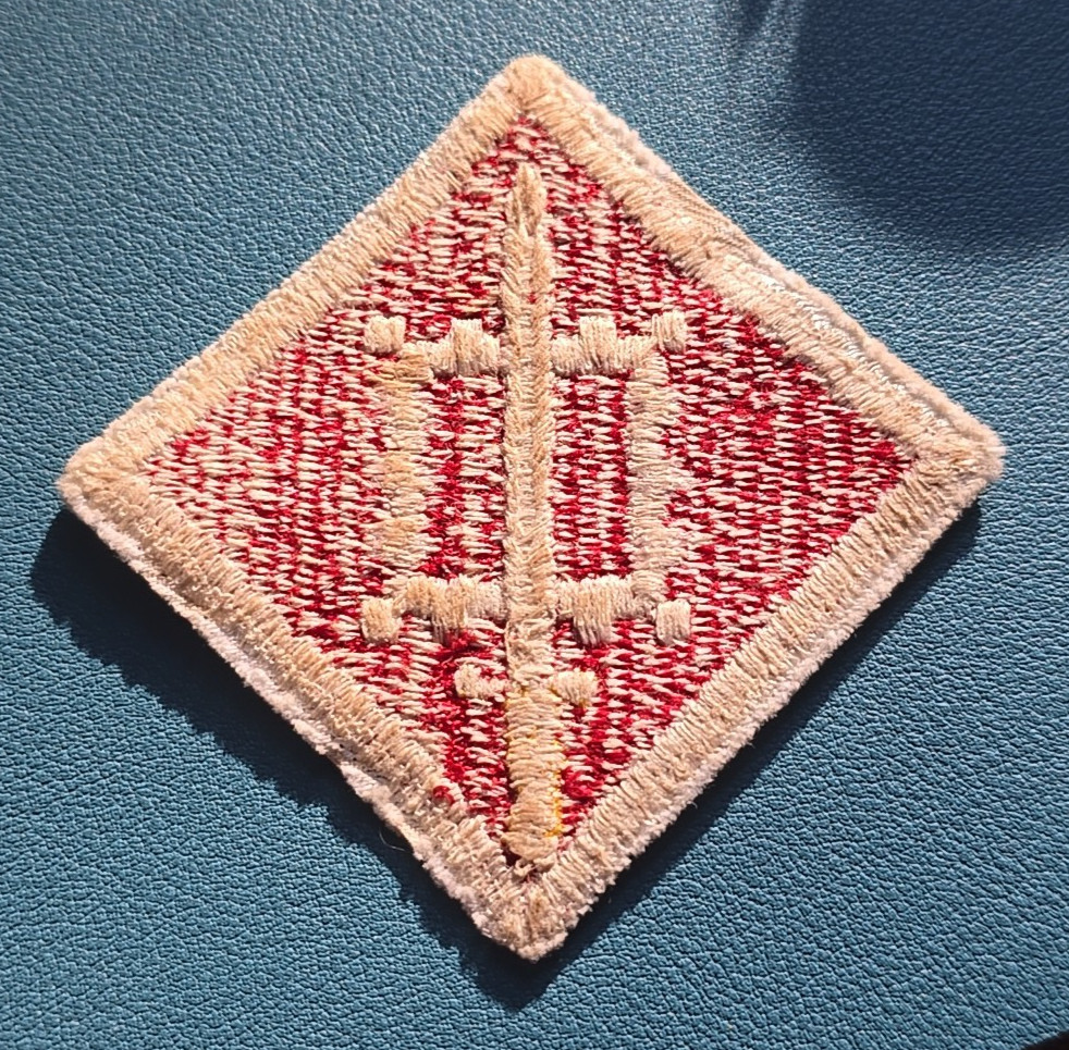 US Army 18th engineering Brigade Patch-Cut Edge-White Back-Vietnam*