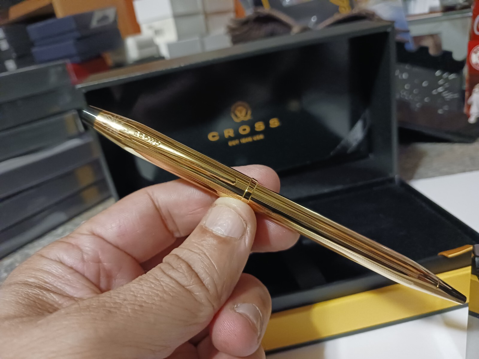 NEW Cross USA Classic Century II 23kt Gold Ballpoint Pen $300 CHRISTMAS GIFT