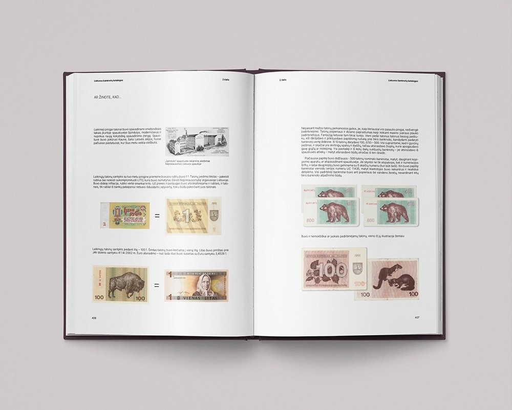 Lithuania banknotes catalogue. Part 2.