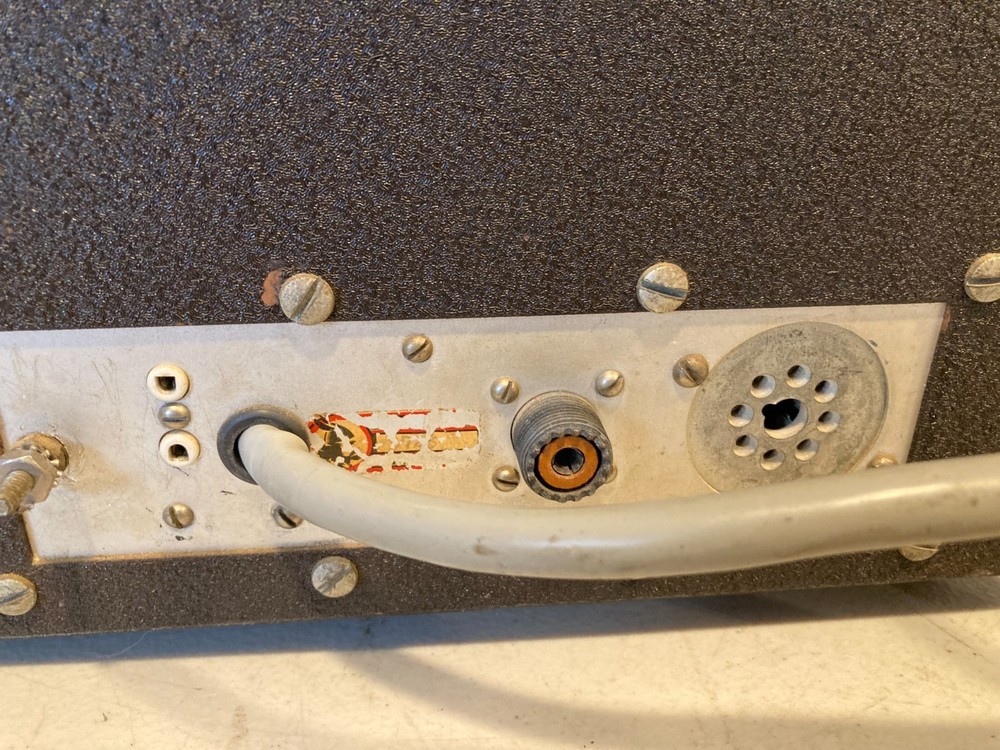 Vintage Johnson Viking II HF tube Transmitter Copper Plated Case