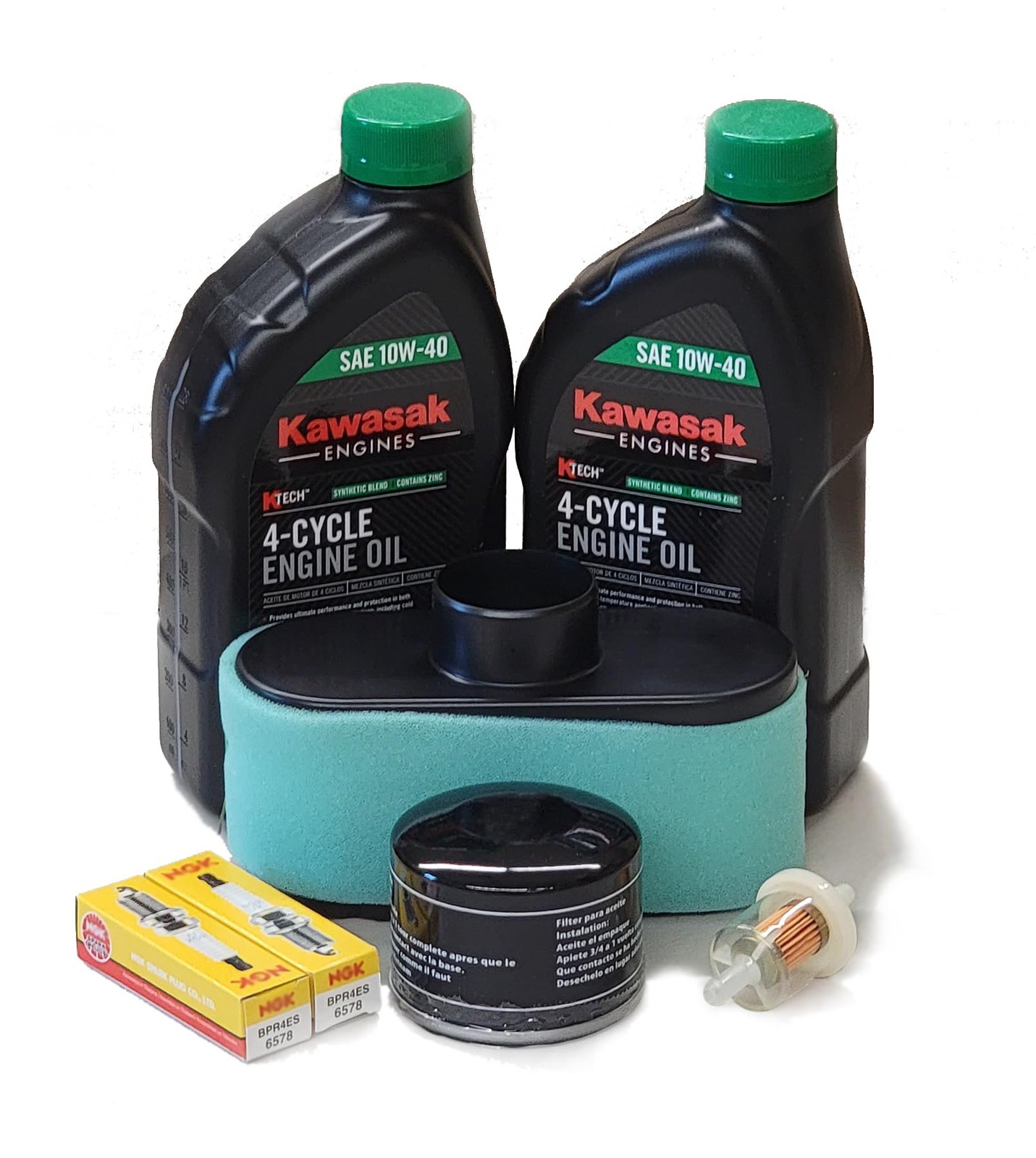 GL Tune Up Kit with 10W-40 Oil for Kawasaki FR651V FR691V FR730V All FS Engin...