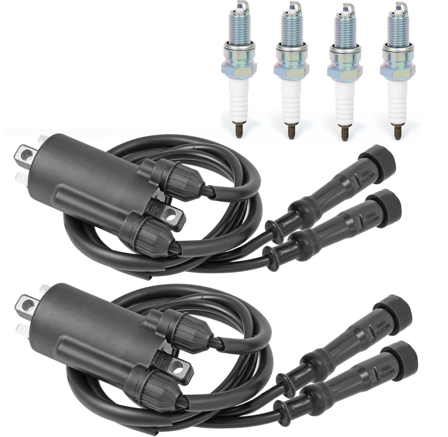 Ignition Coil Pack & Spark Plug For Honda V65 Magna 1100 VF1100C Magna 700 750