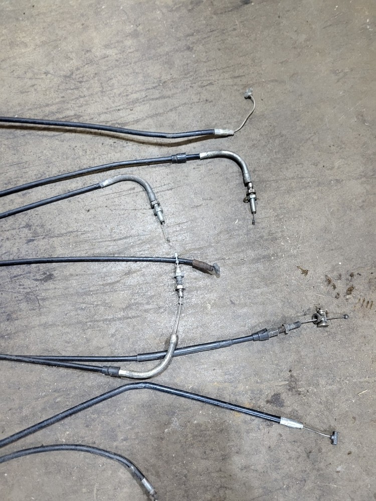 Vintage Snowmobile Throttle Choke Cable Assortment