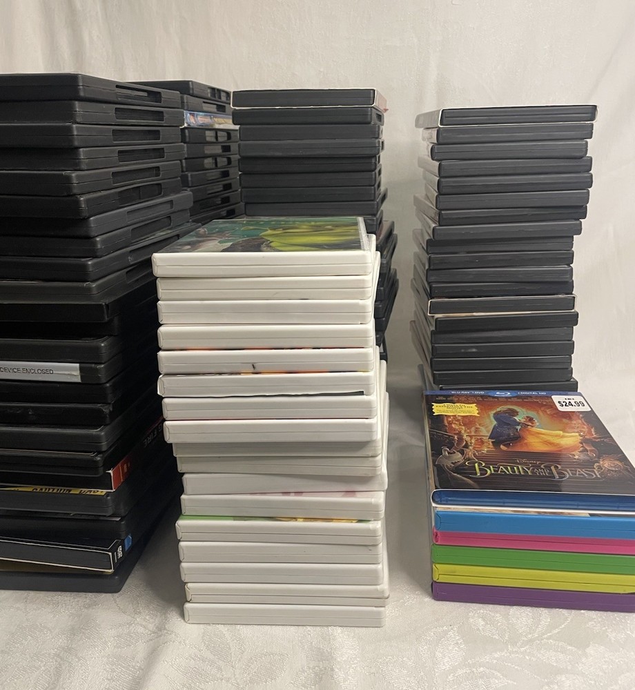 100+ Empty DVD Cases w/ Artwork NO DISCS Replacements Lot