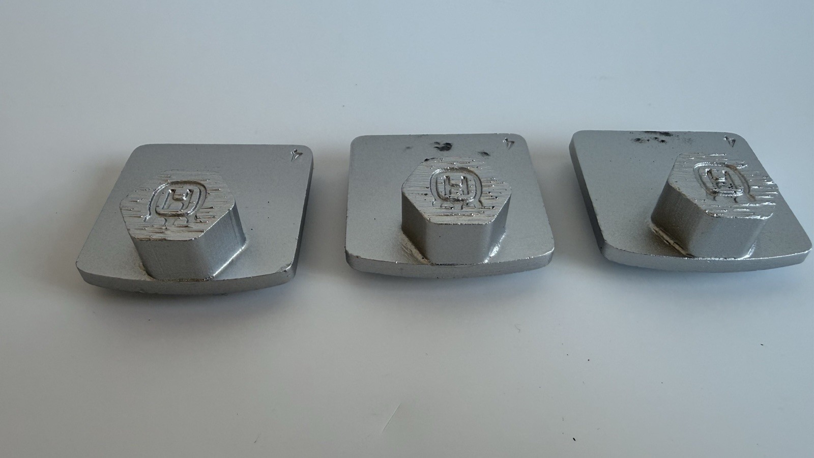 Lot of 3 Husqvarna 574430402 Sharx Single Diamonds for Hard Concrete 3 pack of 3