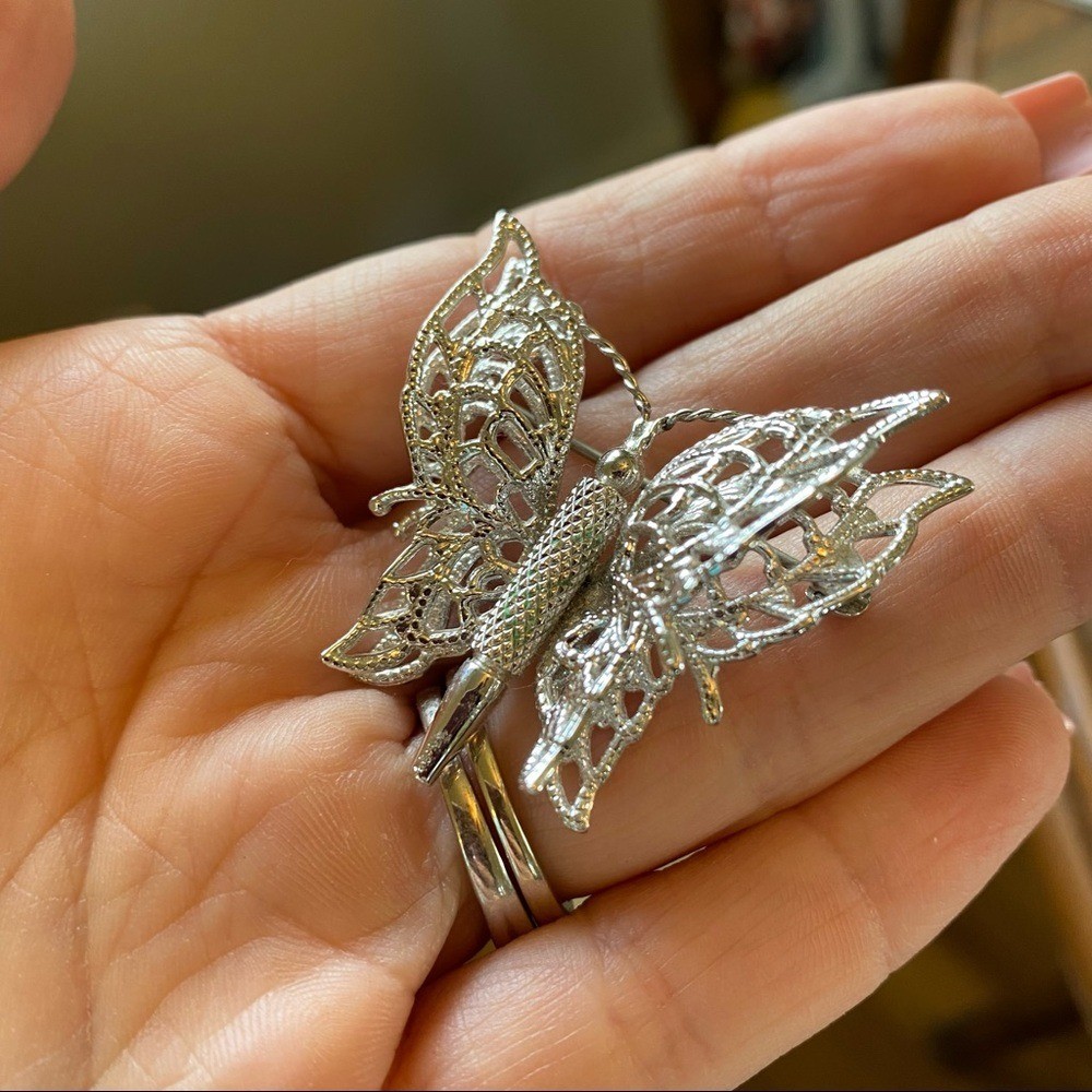 Monet Butterfly Brooch