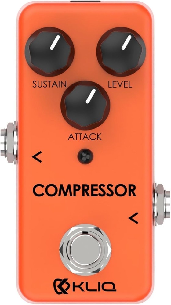 KLIQ Tiny Compressor Pedal for Guitar Bass