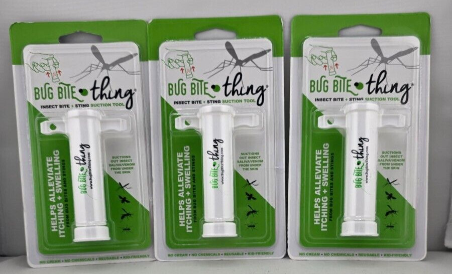 Bug Bite Thing Suction Tool ( 3 Pc ) made in Denmark