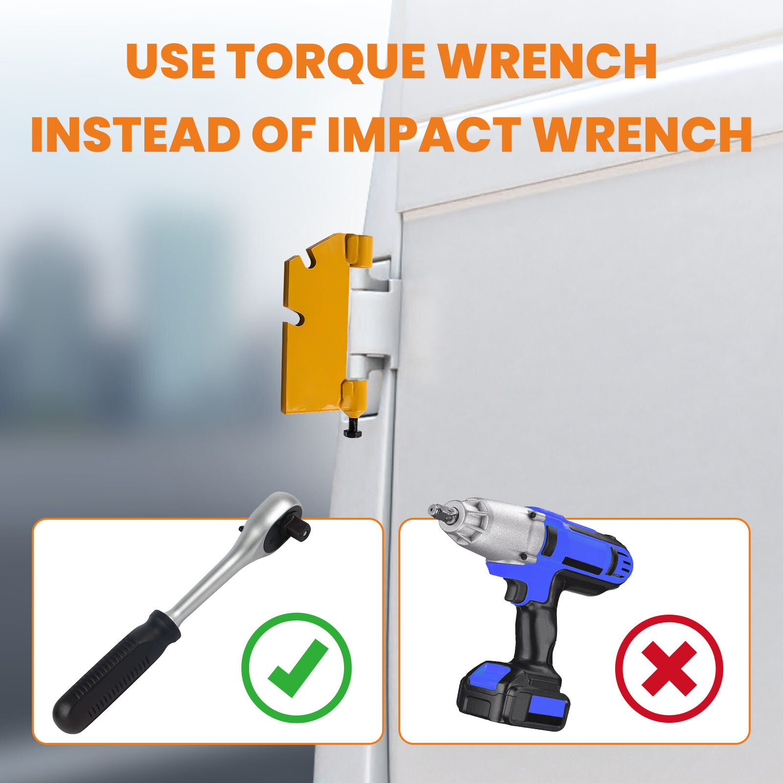 Automotive Barn Door Hinge Pin Puller Remover Tool for Chevy Astro Safari Vans