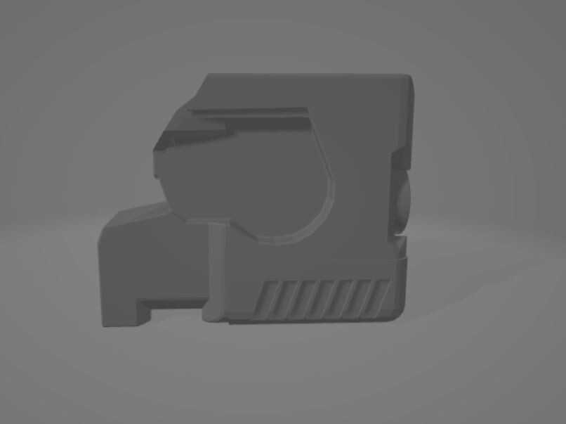 [3D Bro] Basic Mock LAM Mk23 Airsoft (Featureless)