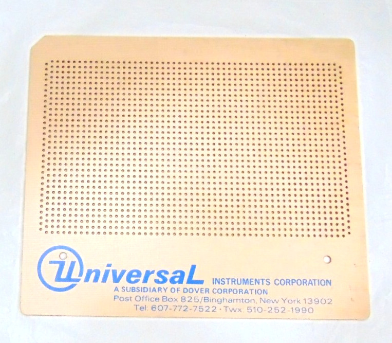 Universal Instruments 5"x6" PCB Prototyping Perf Board Breadboard Circuit Board