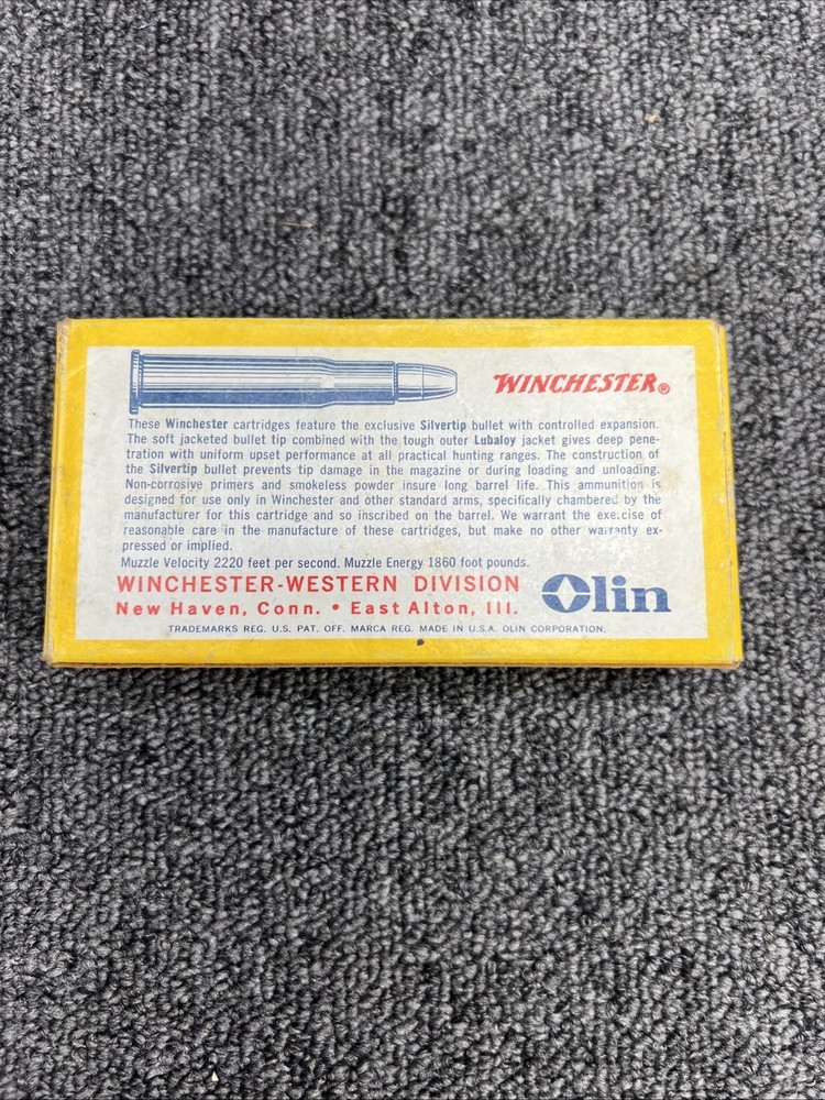 Winchetser Silvertip 30-30 Box (empty)
