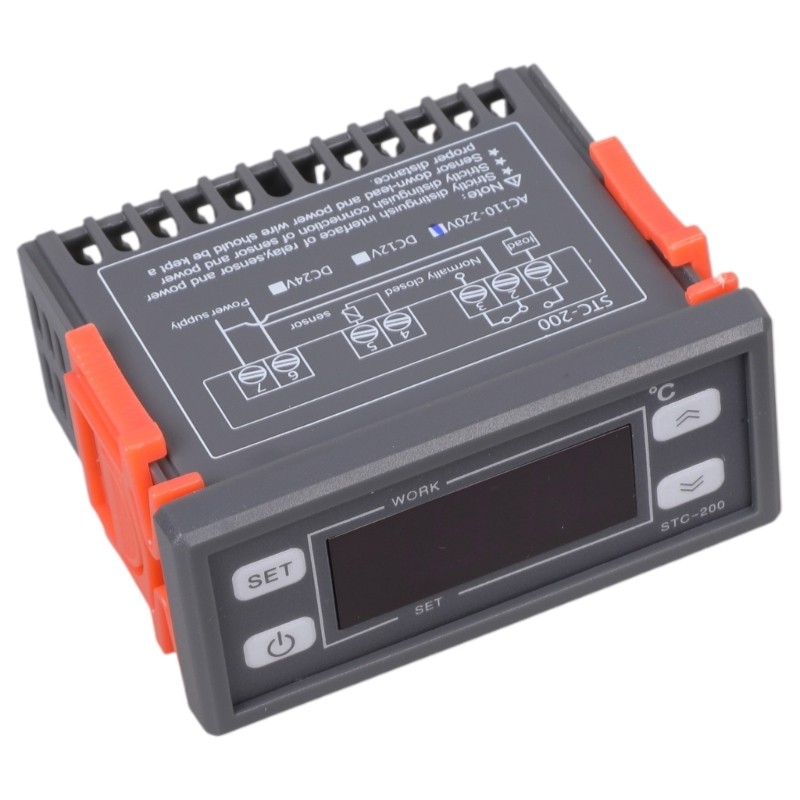 Digital Temperature Controller Heating Cooling Centigrade Thermostat Relays