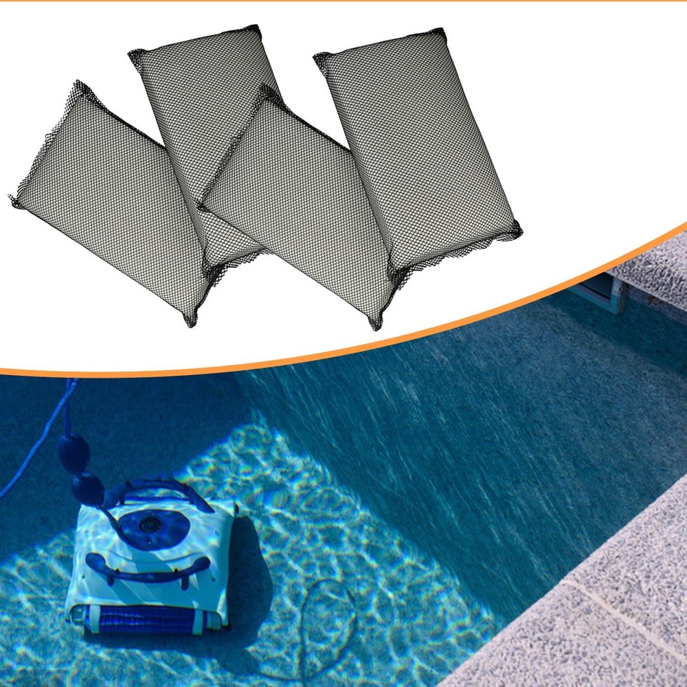 4x Robotic Pool Clean Filter Pads Replacement Washable