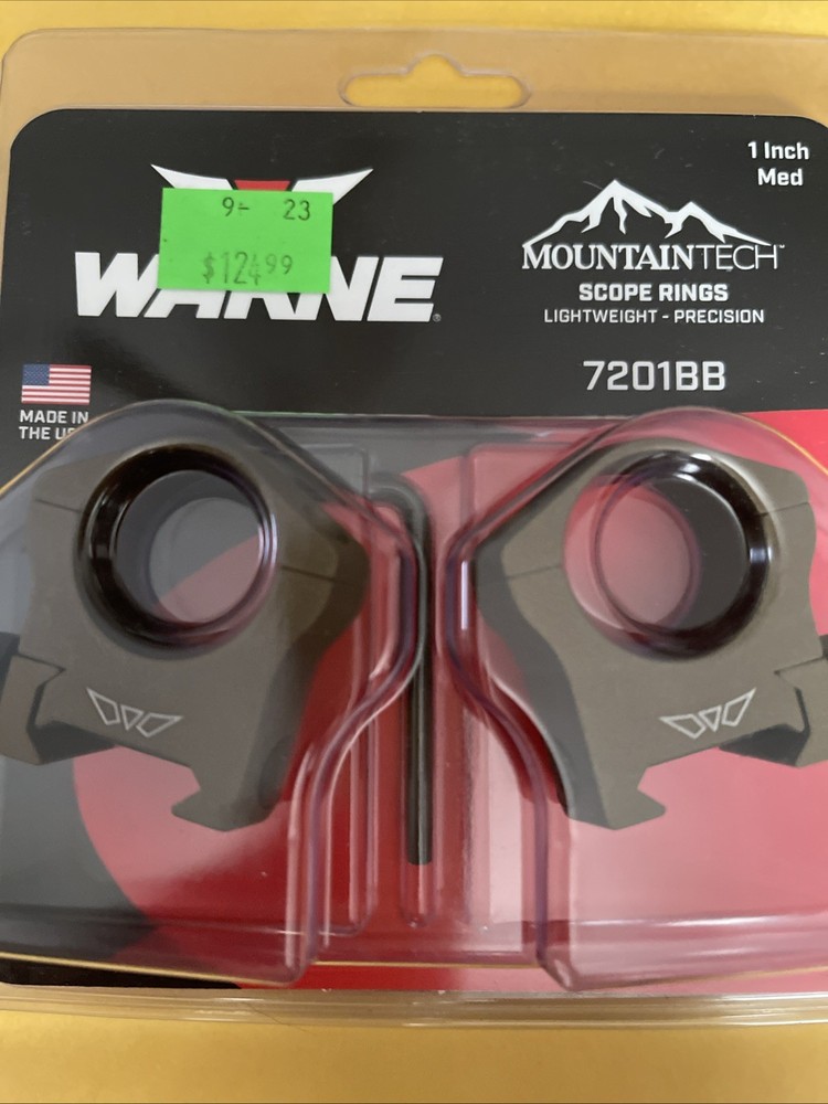 Warne 7201bb Bronze Medium Scope Rings! ( H2 )