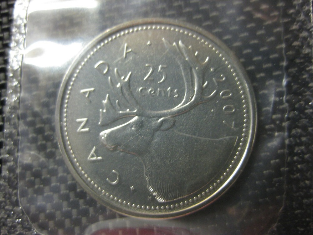 2007 Canadian Prooflike Quarter ($0.25)