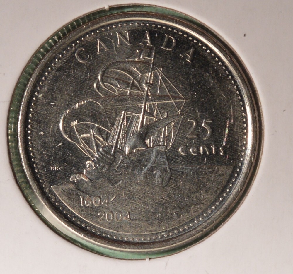 2004P - Canada 25 Cents - St. Croix - Circulated