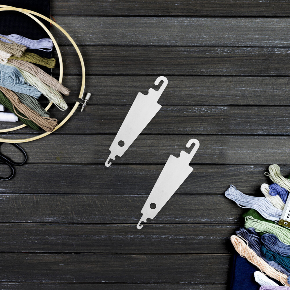 100PCS Hook Needle Threader Needle Threading Tool DIY Large Eye Needle Threader