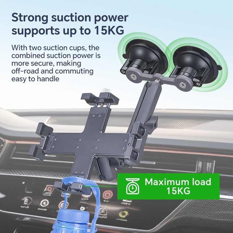 FANAUE off-road vehicle tablet holder IPAD front windshield suction cup fixed