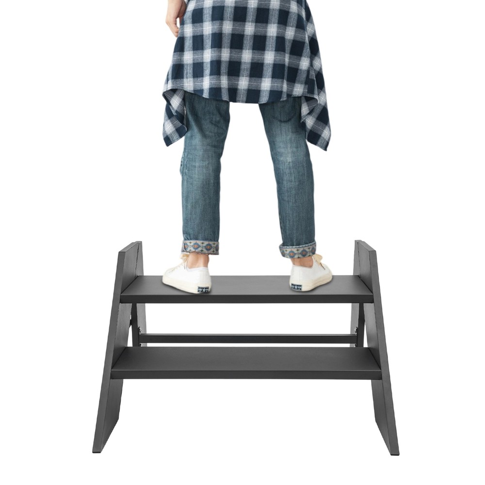 68.5*66*42cm Foldable Step Stool, 2 Step Folding RV Step Ladder, RV Step Stool