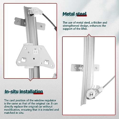 Rear Driver Side Power Window Regulator with Motor Compatible for 2000-2004