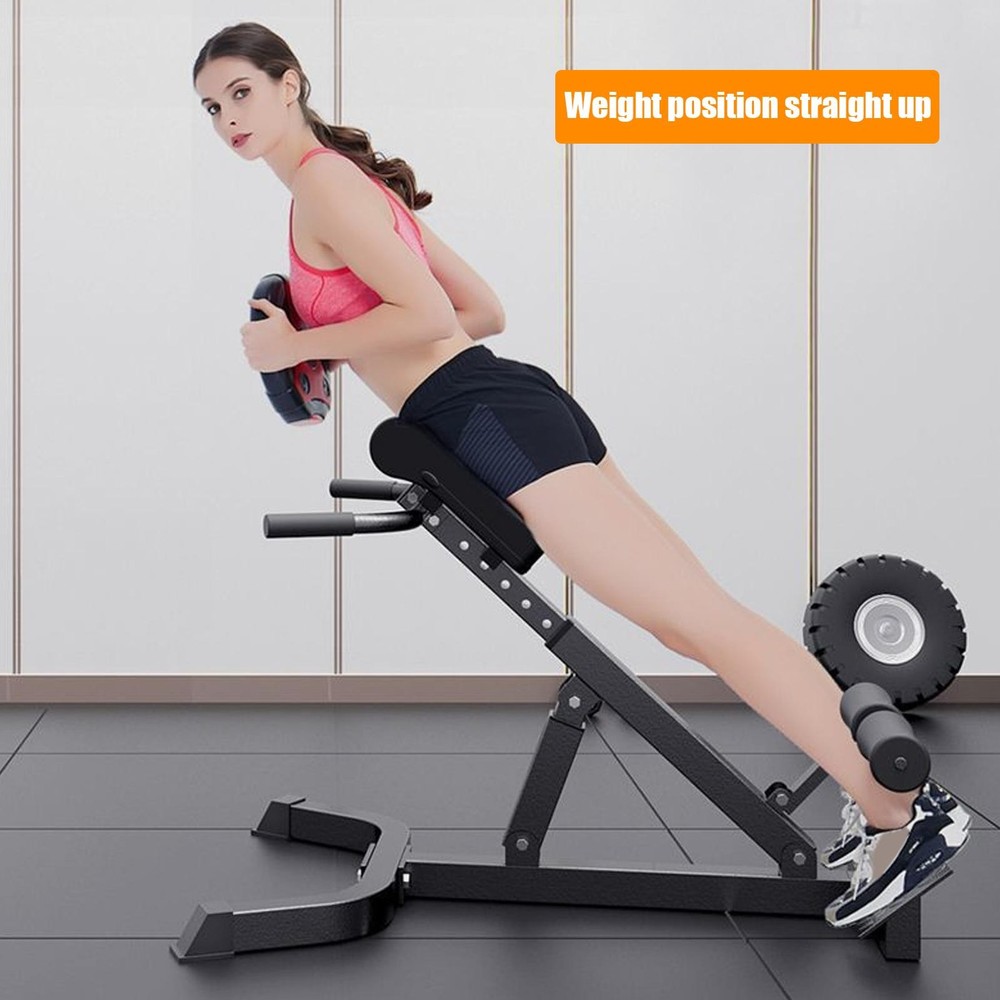 Hyper-Extension Roman Chair - Adjustable Lower Back Bench Machine