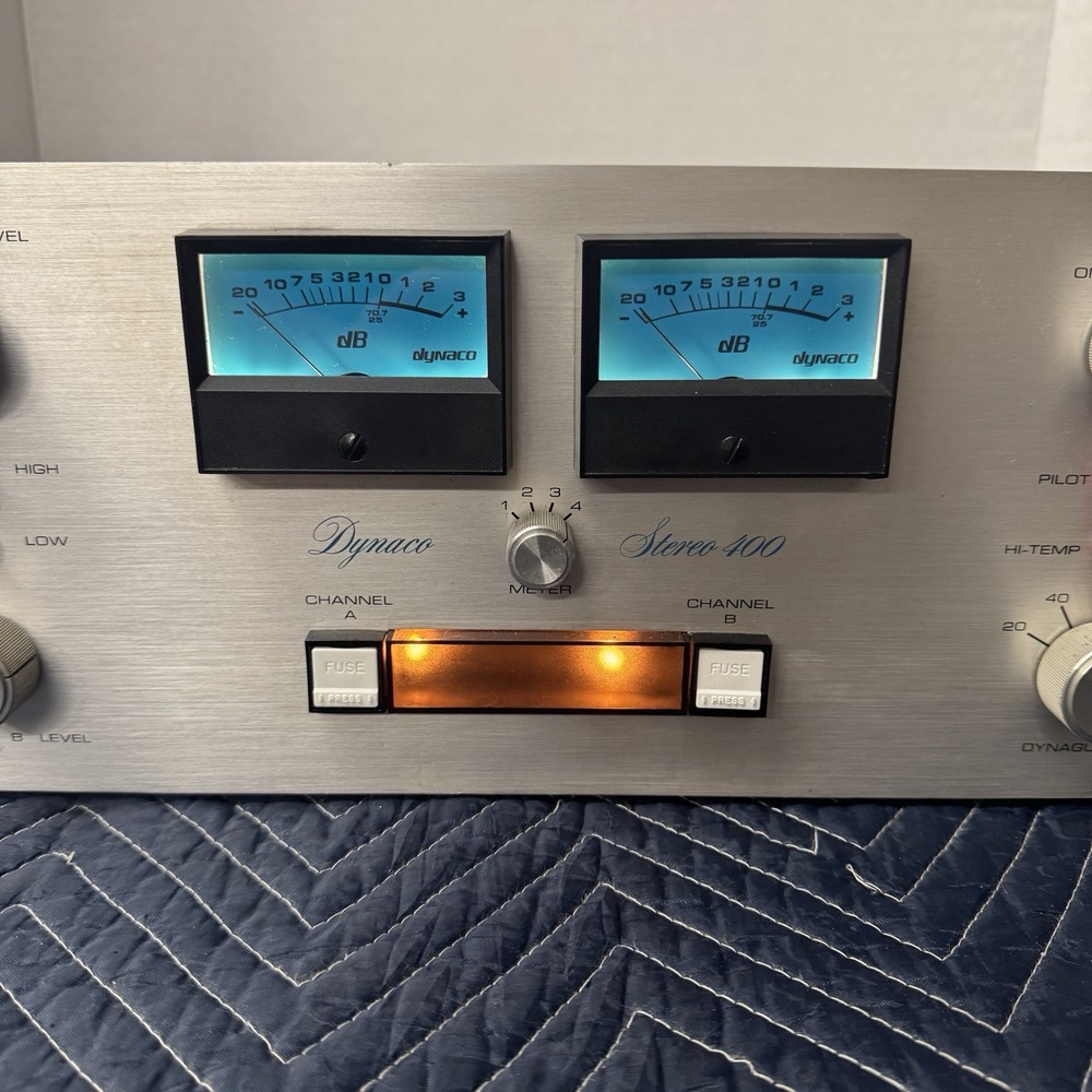DYNACO 400 STEREO POWER AMPLIFIER - SERVICED - CLEANED - TESTED