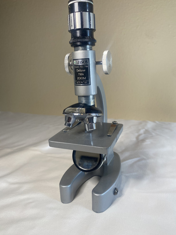 Vintage Microscope with Case