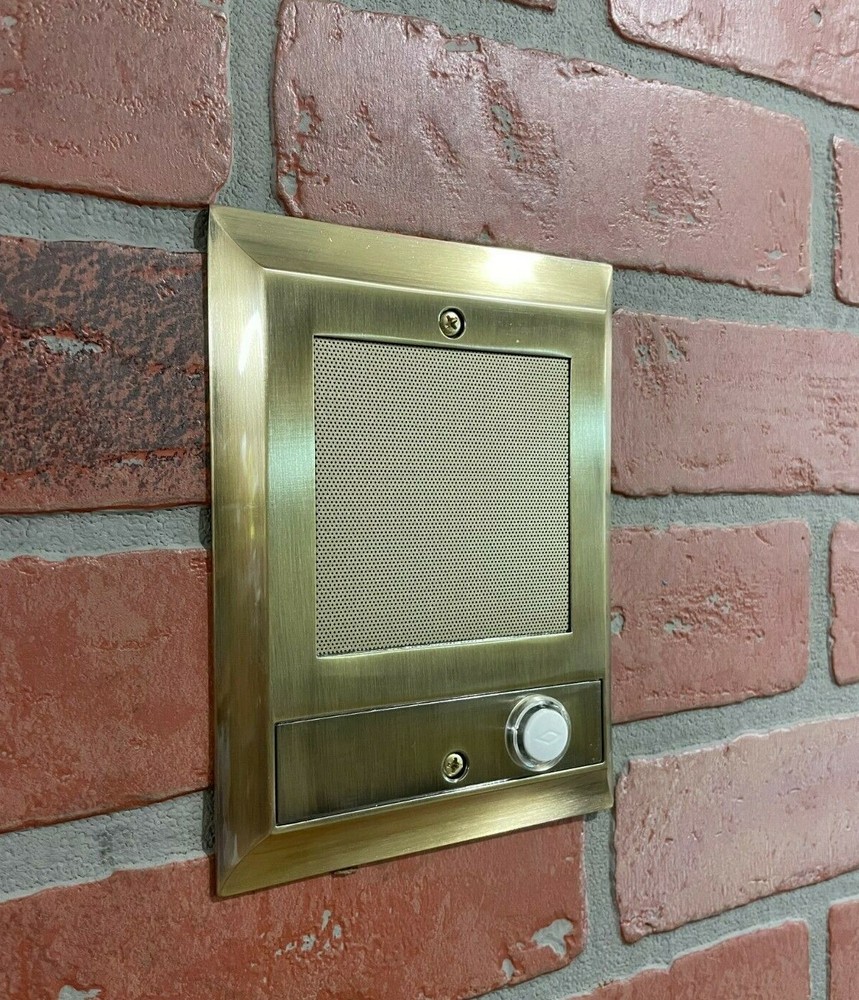 Replacement NuTone IS-69AB Intercom Door Speaker bell button IS69 Antique Brass