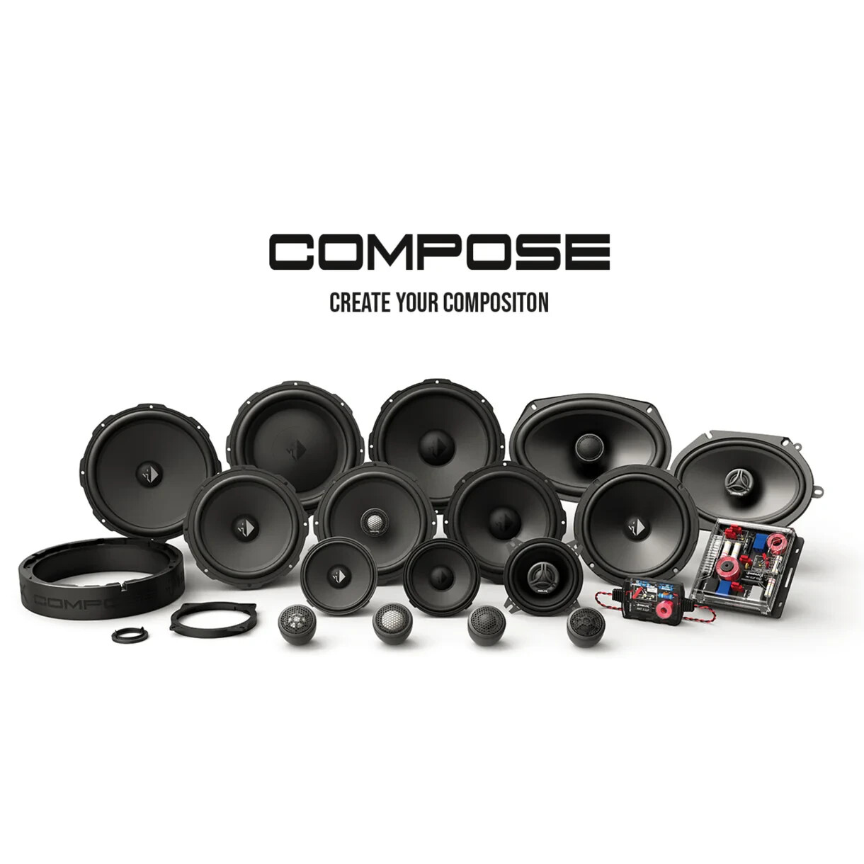 Helix Ci5 S200FM-S2 BMW Underseat Woofers 8" FlexMount Subwoofers 200w 2-Ohm