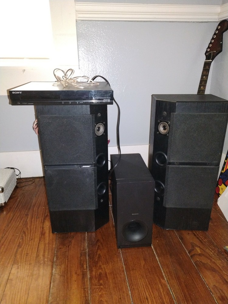 home theater system bose and Sony system 