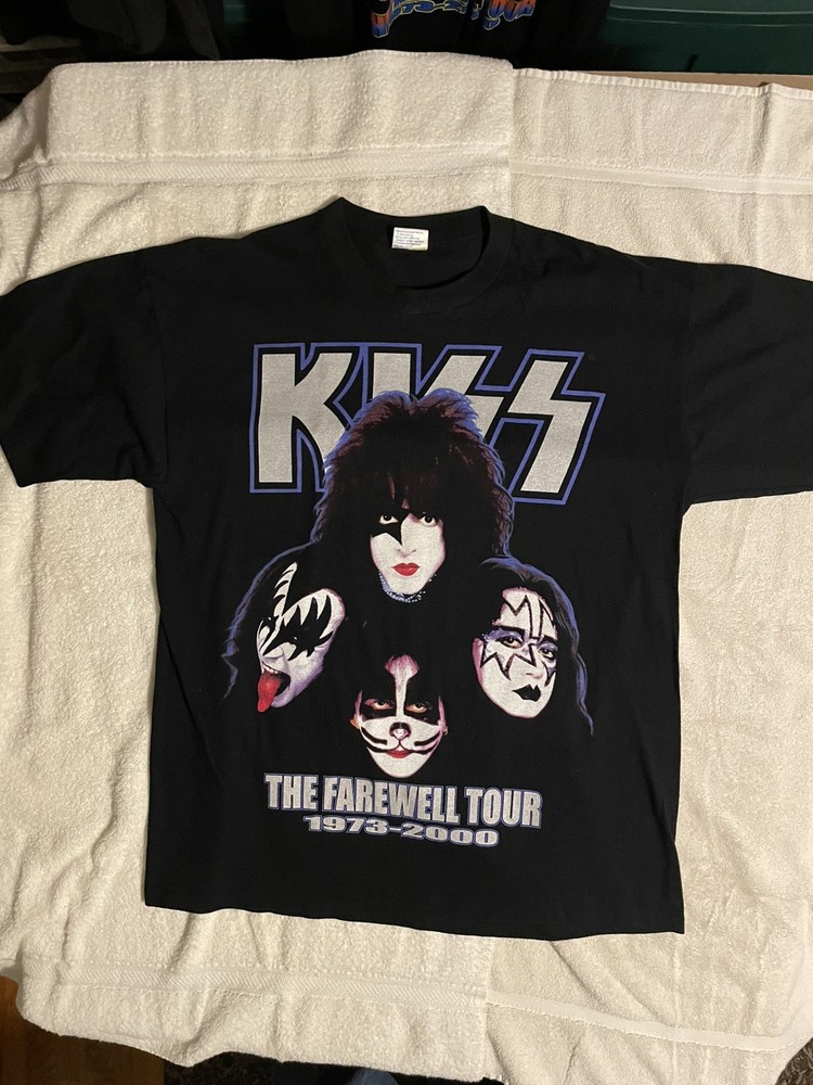 KISS VINTAGE 2000 FAREWELL XL TOUR SHIRT EX