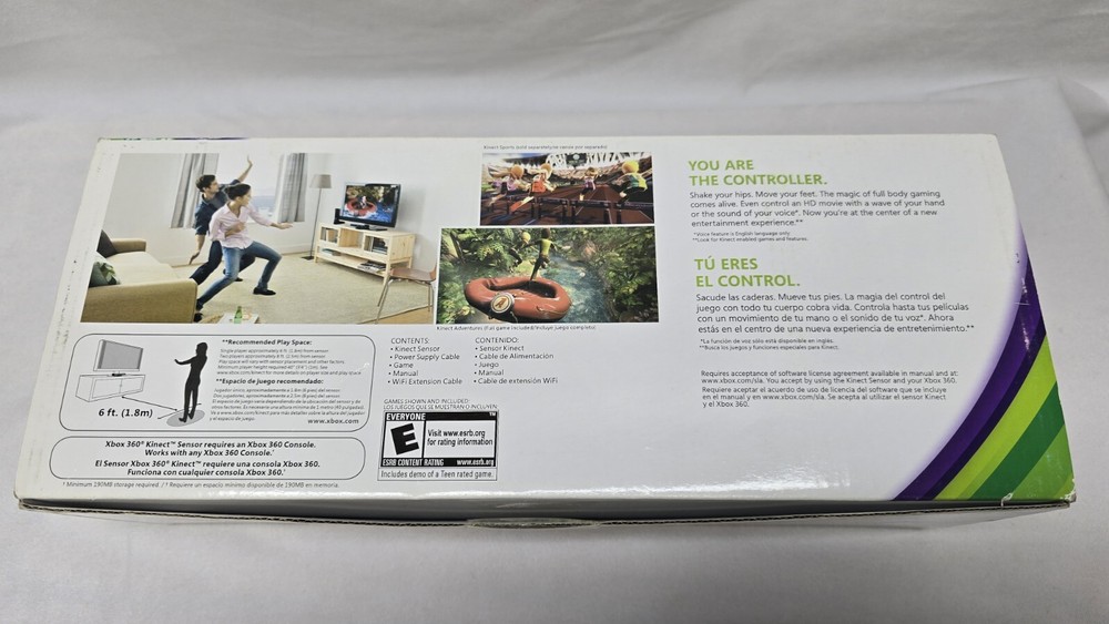 Microsoft Kinect Sensor For Xbox 360 Includes HDMI Cables Including Power Cord
