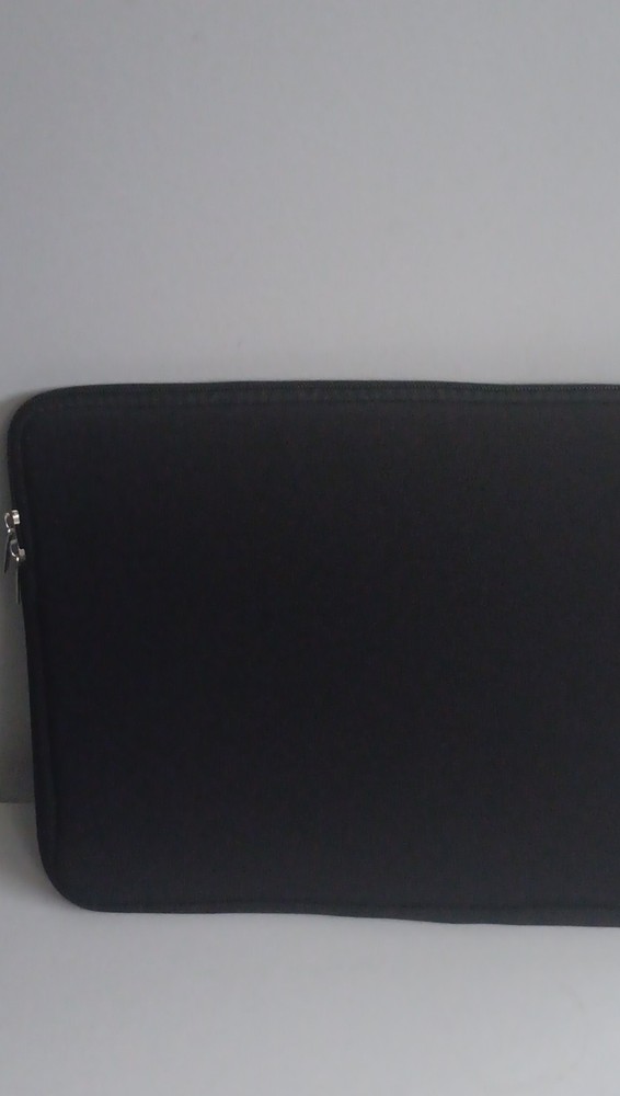 Black Neoprene Padded Sleeve Case for 13 Inch Universal Laptop Solid Pattern
