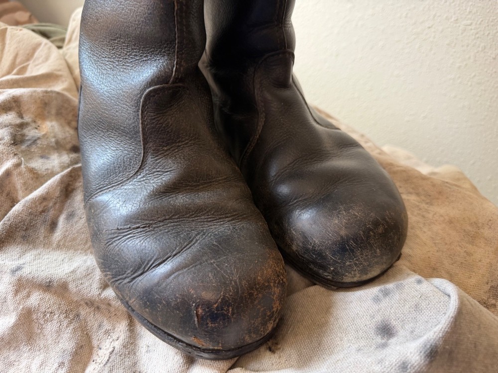 WWII GERMAN WINTER FELT BOOTS-SIZE 11, POST WAR MADE