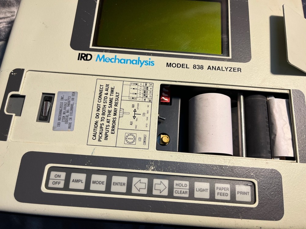 IRD Mechanalysis Model 838 Analyzer - WITHOUT ANY ACCESSORIES