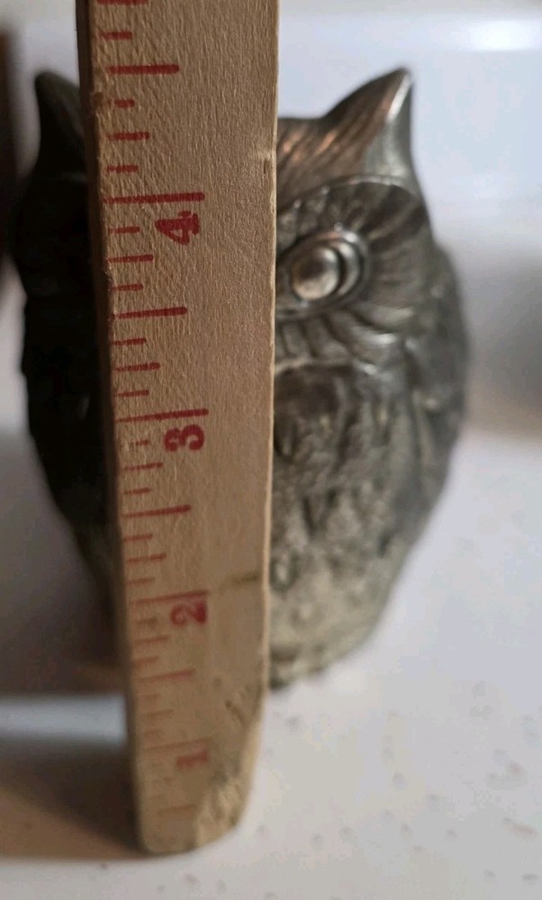 VINTAGE ROGERS SILVERPLATE OWL PLANTER INSERT