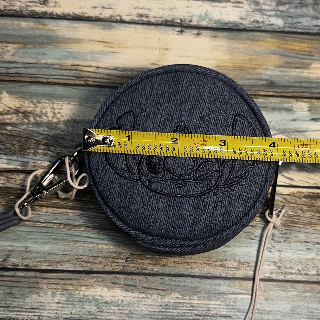 NEW Loungefly Disney Coin Purse Wristlet •Lilo & Stitch • Denim