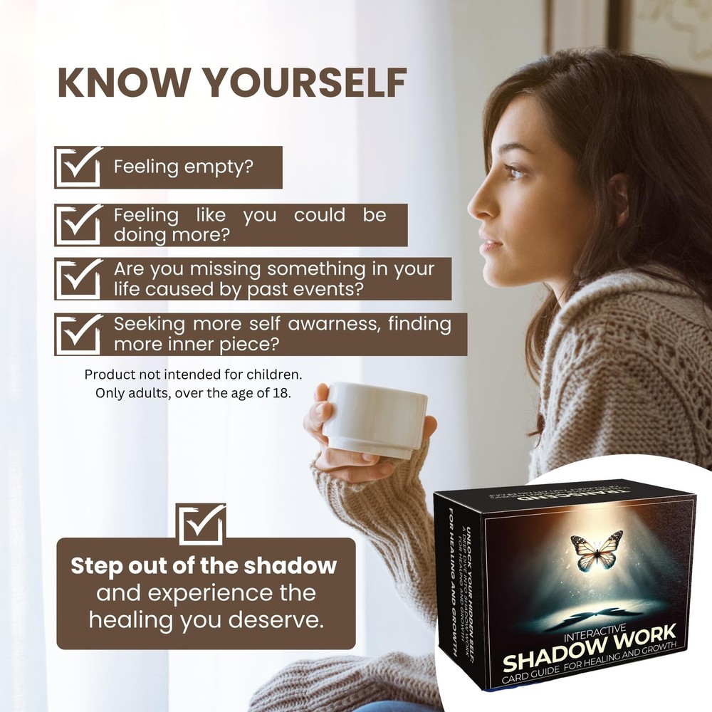 Shadow Work Cards The First, Interactive Shadow Work Game Distilled from Shad...