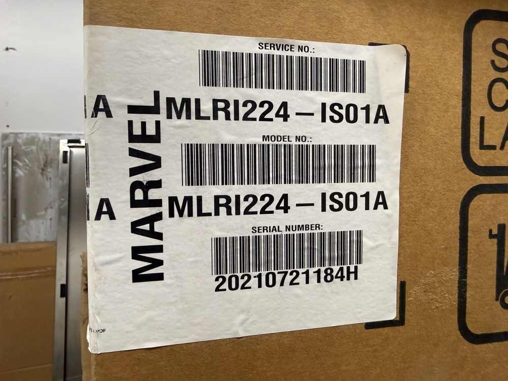Marvel 24-In Built-In Refrigerator Freezer With Crescent Ice Maker