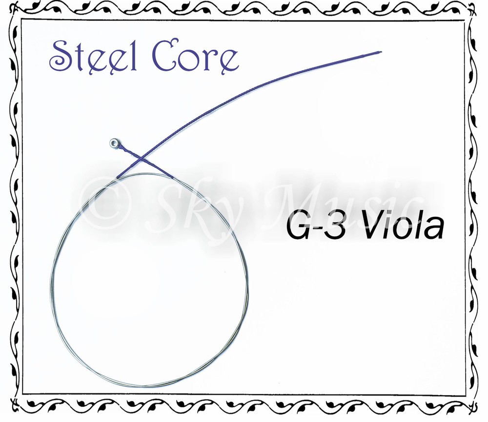 Superior Steel Core Viola Replacement Strings (Set) in 15'' Size