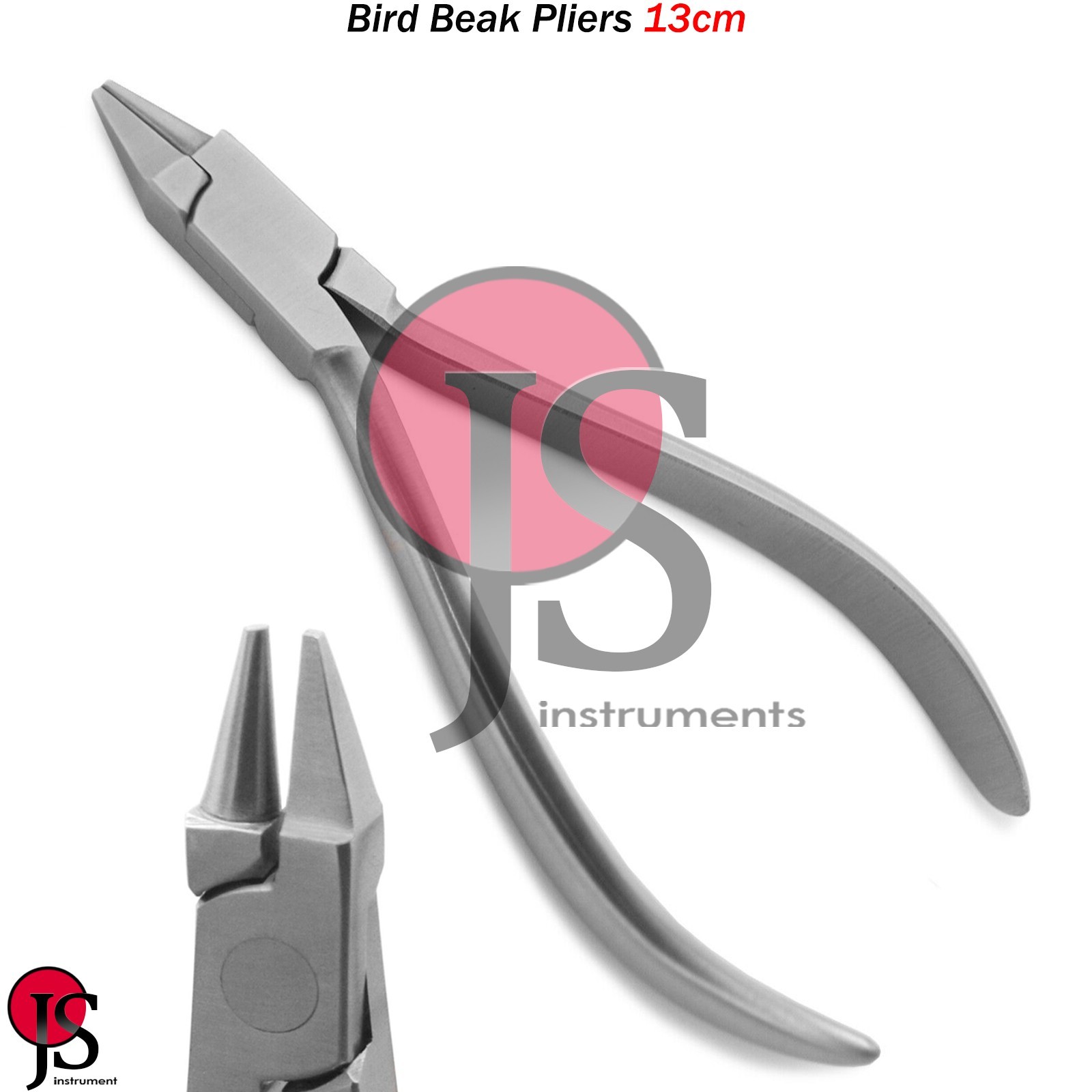 Orthodontics Wire Bending Pliers Aderer Three Jaw Loop Forming Dental Ortho 3PCS