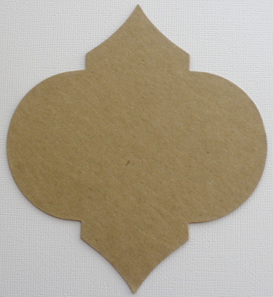 {4} *DIAMOND NOTES* Style 11 - Labels / Mat Frames - Bare Chipboard Die Cuts