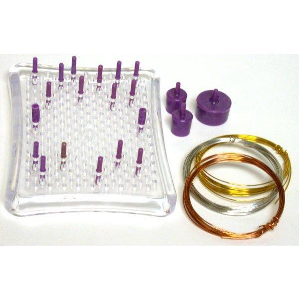 Thing-A-Ma-Jig Beginning Wire Wrapping Bending,Wire Bending Jig Tool Bender Kit