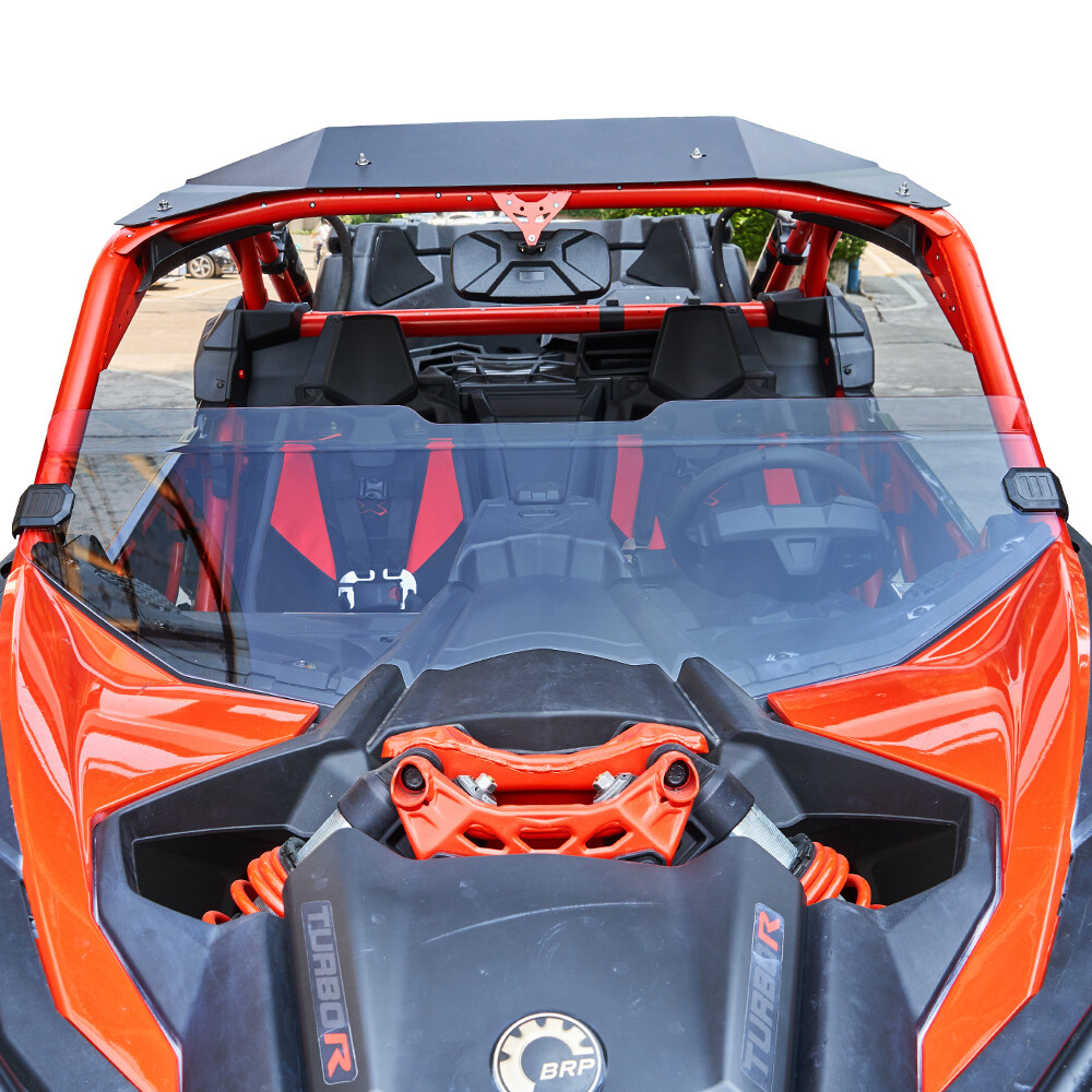 UTV Half Front Windshield Windscreen For Can Am Maverick X3 Turbo R MAX 2017-26