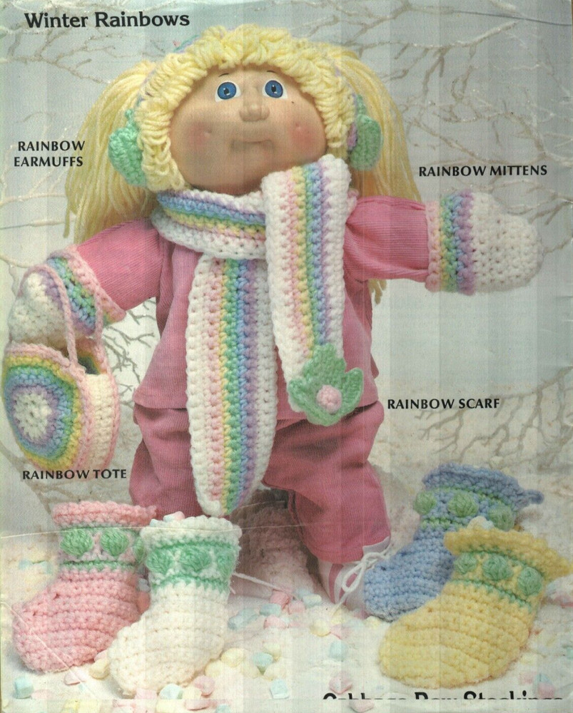 CABBAGE PATCH KIDS CROCHETED FUNWEAR 20 DESIGNS CROCHET PATTERN BOOK