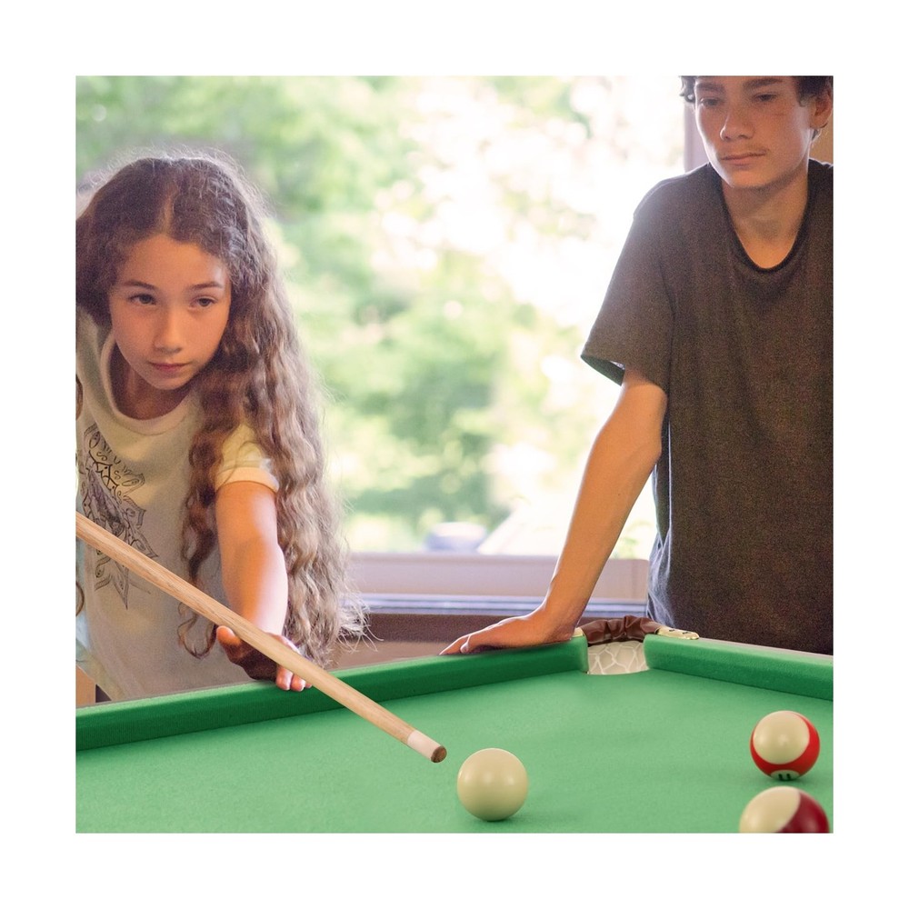 Goplus 48" Pool Table, Foldable Billiards Table with 2 Cue Sticks, 16 Balls, ...